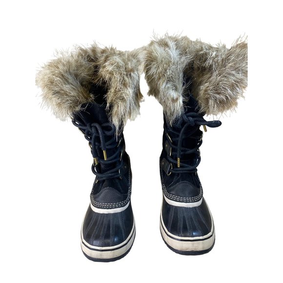 Sorel Women's 7 Joan Of Arctic Waterproof Snow Boots Shoes Black -25F - Picture 17 of 17